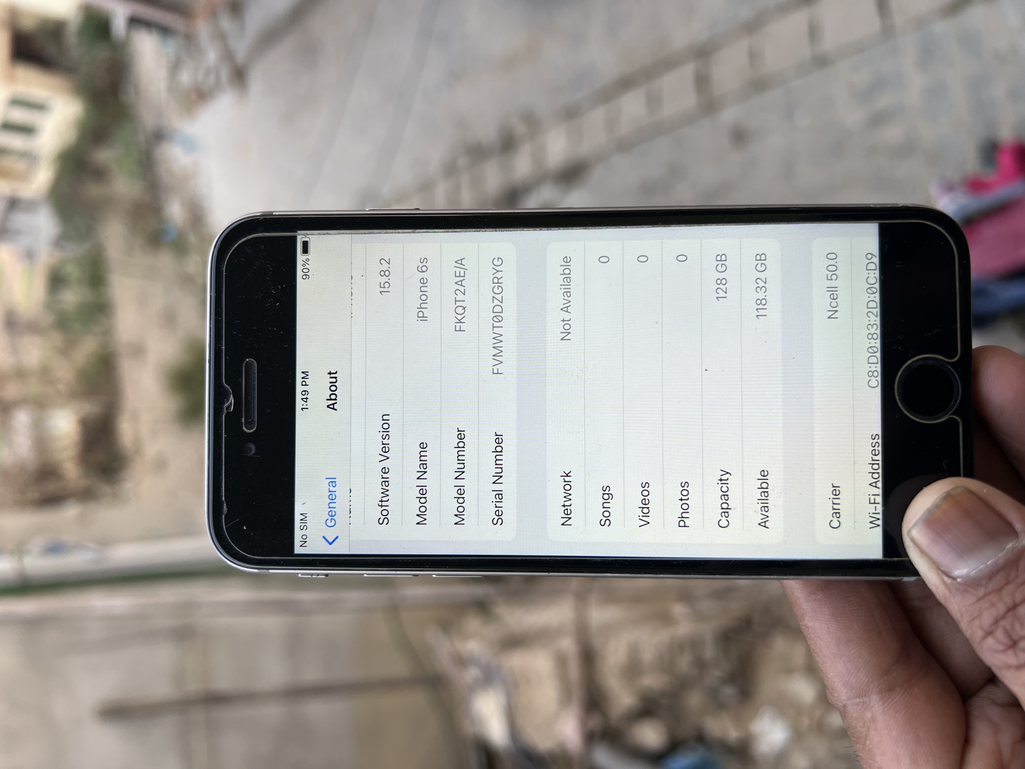 iPhone 6s , 128 gb bikrimaa