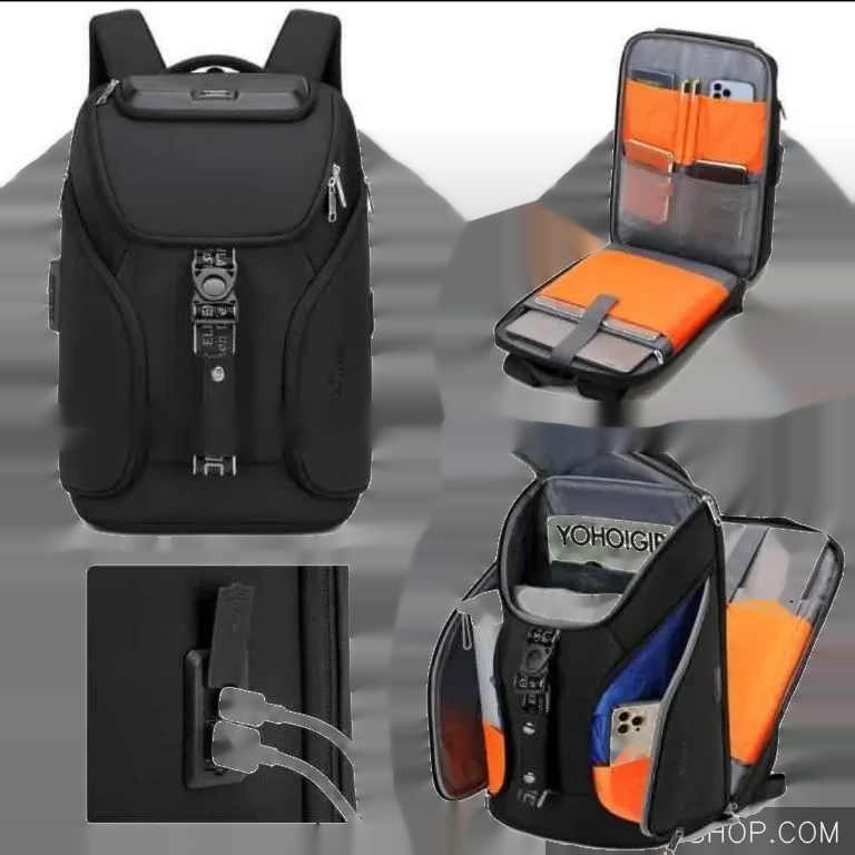 Waterproof laptop bag for office, school, travel